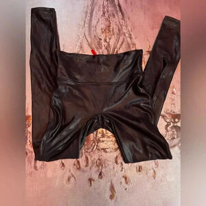 Spanx faux leather leggings